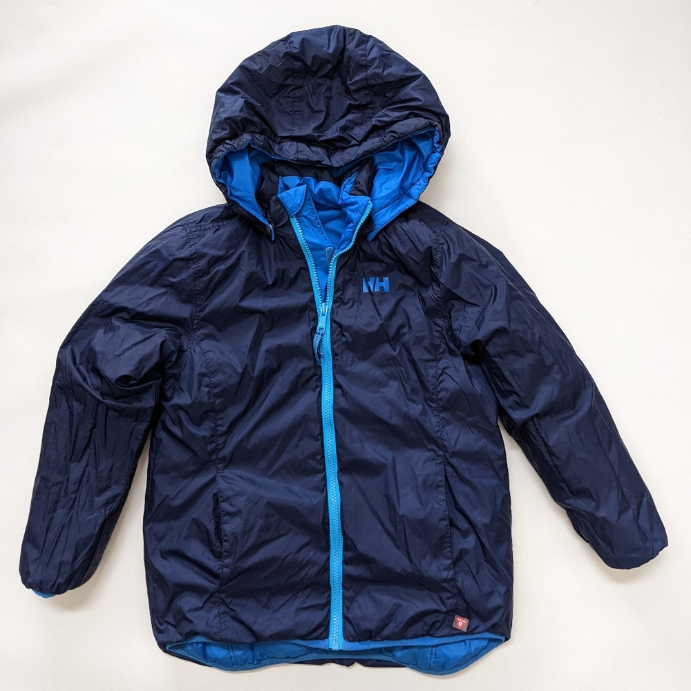 HH Helly Hansen reversible winter jacket coat, kid's 10